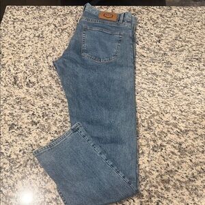 RVCA Slim Straight Washed Blue Jeans